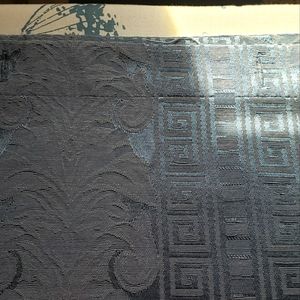 Grey Blue Brocade Shower Curtain,72" x72"